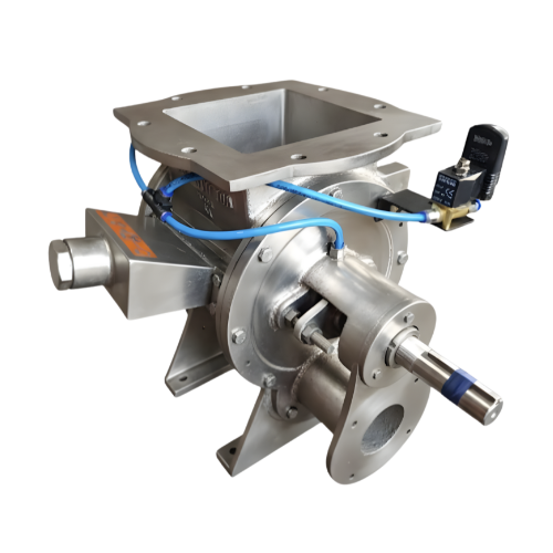 Blow Through Rotary Airlock Valve